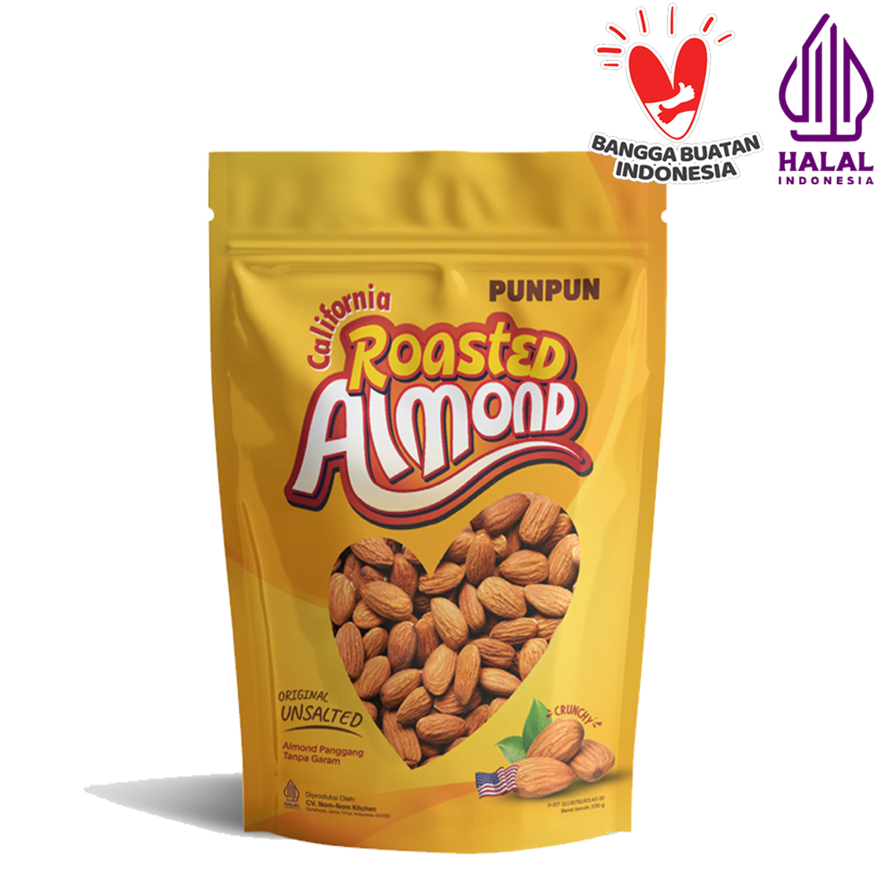 

Almond Panggang California 100Gr | Roasted Almond | Oleh Oleh Khas Surabaya Cemilan Sehat Kacang Kacangan PUNPUN