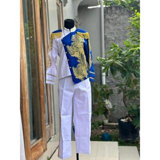 Paket Lengkap Baju Mayoret Laki-Laki + Topi + Sepatu Marchingband SD SMP SMA Best Seller