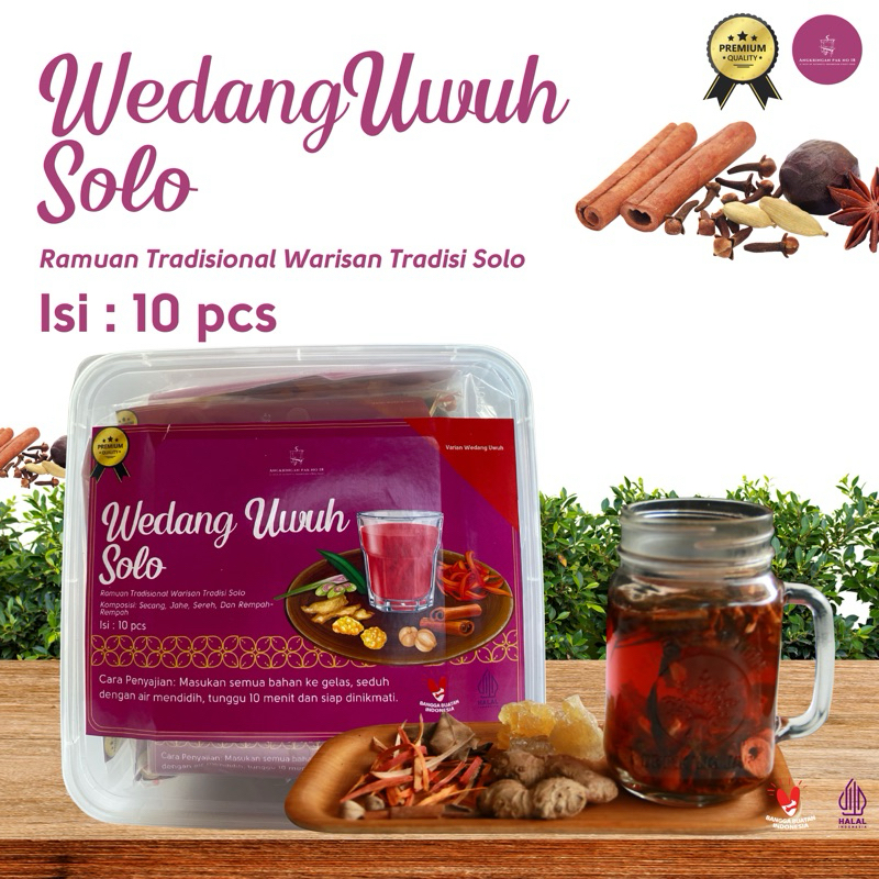 

Wedang Uwuh Rempah Khas Solo Komplit Gula Batu Termurah Di Shopee Wedhagan Seduh Tradisional Jahe Secang Kapulaga Cengkeh Sereh