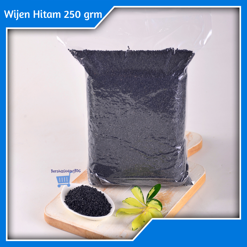

Black Sesame Seed Raw 250 gr / Biji Wijen Hitam Mentah 250 gram