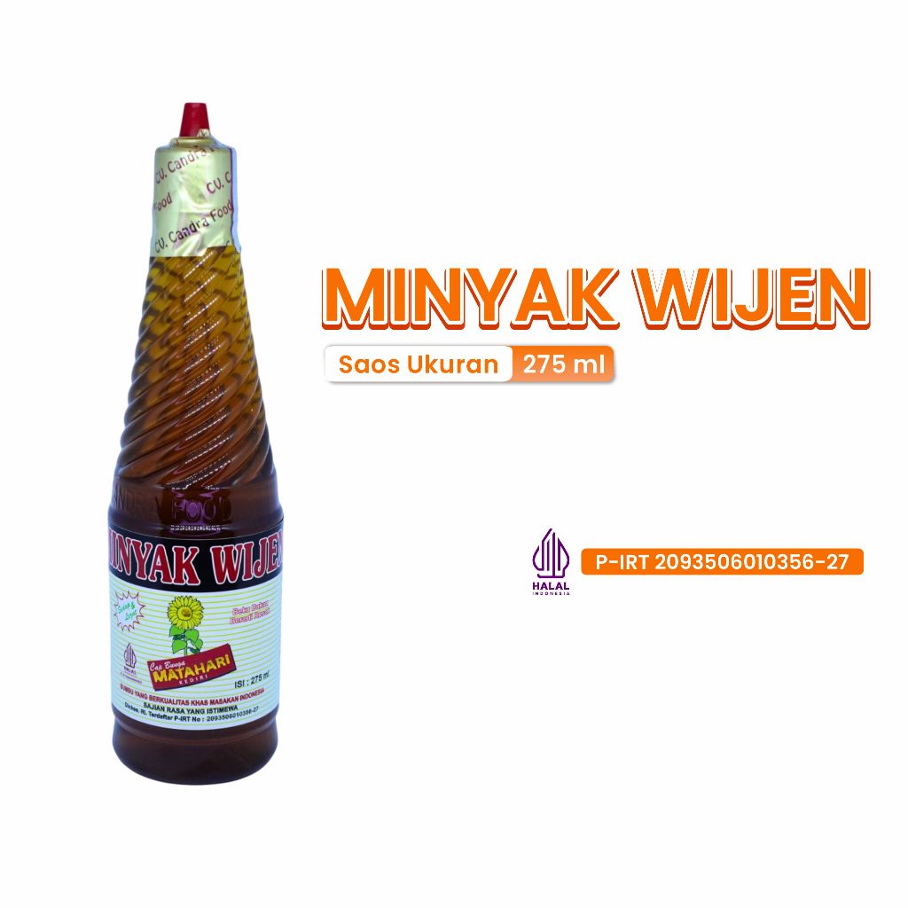 

Minyak Wijen , Seasoning Oil , Bahan Makanan , Masakan , CAP BUNGA MATAHARI 275ML