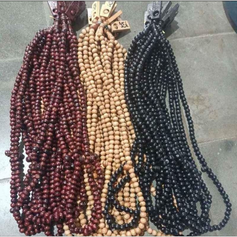 TASBIH KAYU WALIKUKUN 99 BUTIR 8MM