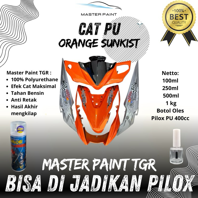 (BISA DI JADIKAN PILOX) CAT ORANGE SUNKIST | CAT PU ORANGE SUNKIST