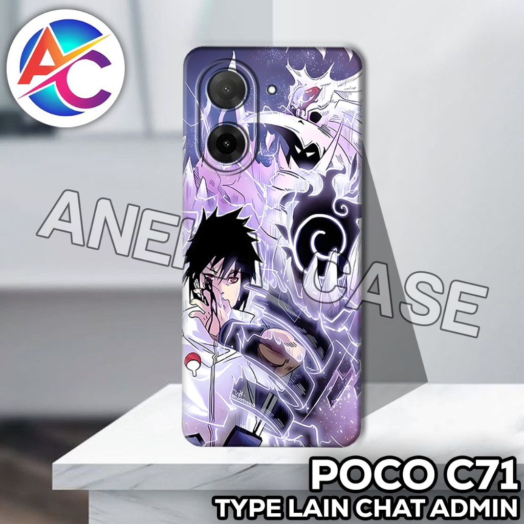 AC11/Case Poco C71/Motif ANIME/softcase Poco C71/casing Poco C71/silikon Poco C71