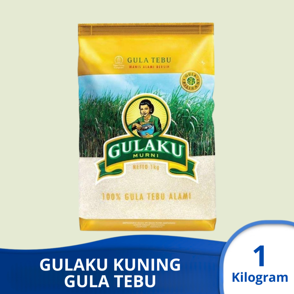 

GULAKU KUNING Gula Tebu Murni Kemasan 1 kg
