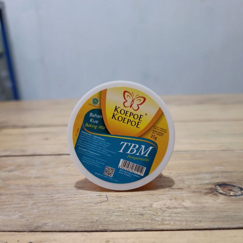 

Bahan Kue Pengemulsi TBM koepoe-koepoe 30gr