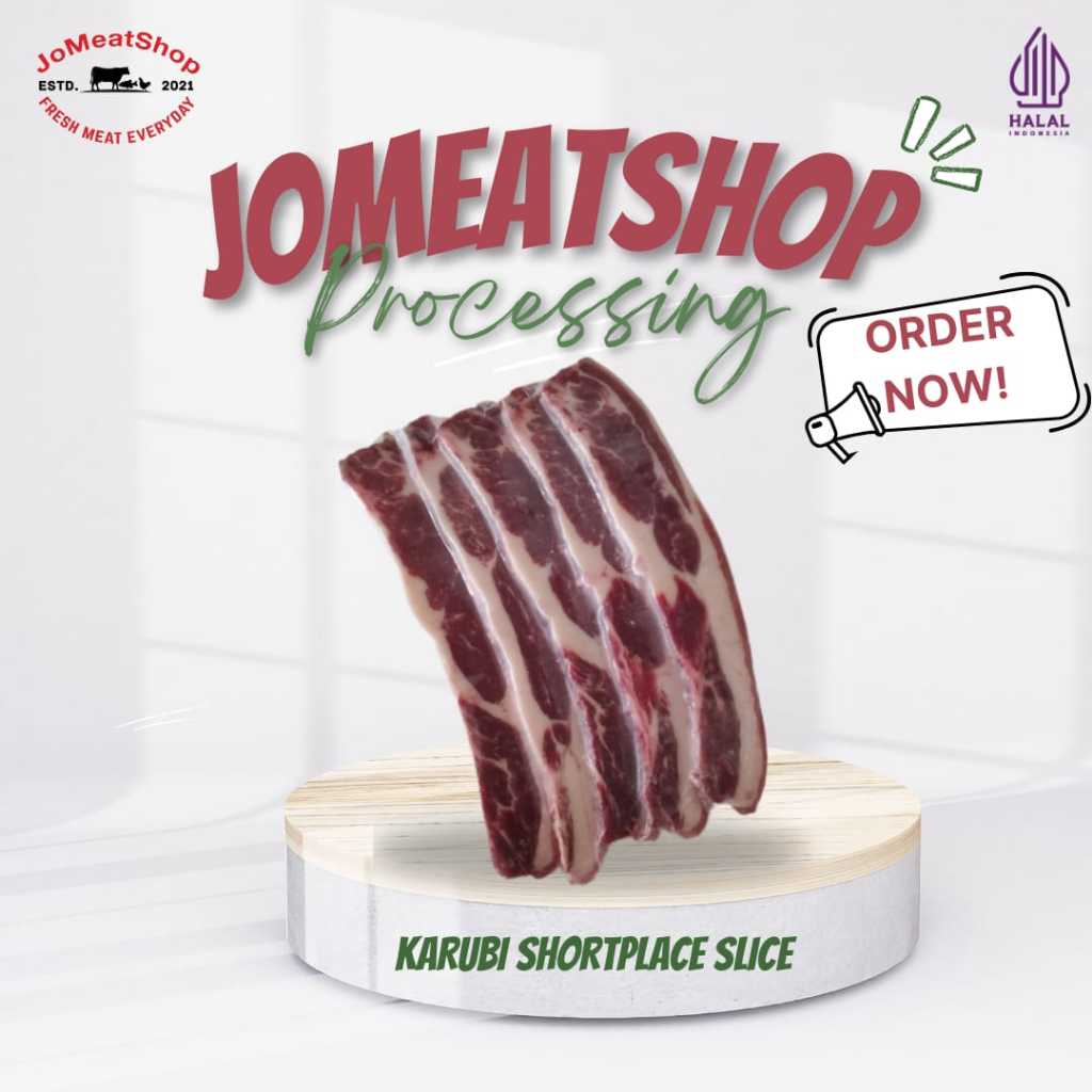 

US Dragon Beef Karubi Shortplate Slice 1cm 500gram