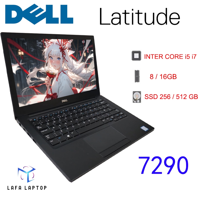 Dell 7290 Intel Core i5 Laptop Portabel Laptop Bekas Laptop Ultra Hemat Biaya Pembelajaran Kantor AV