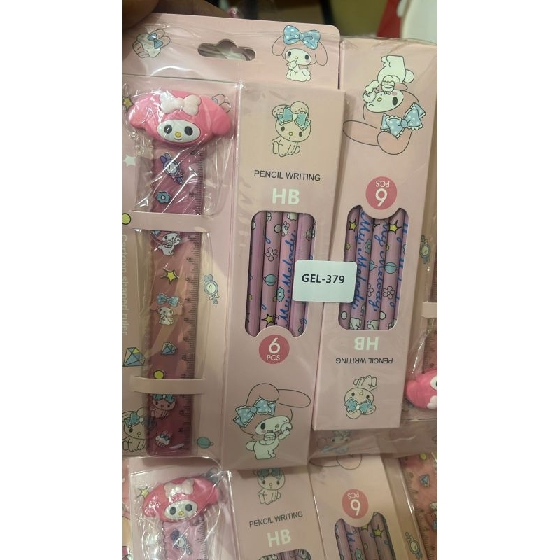 

1 PAK ISI 12 SET PENSIL MELODY PREMIUM DAN PENGGARIS 3D