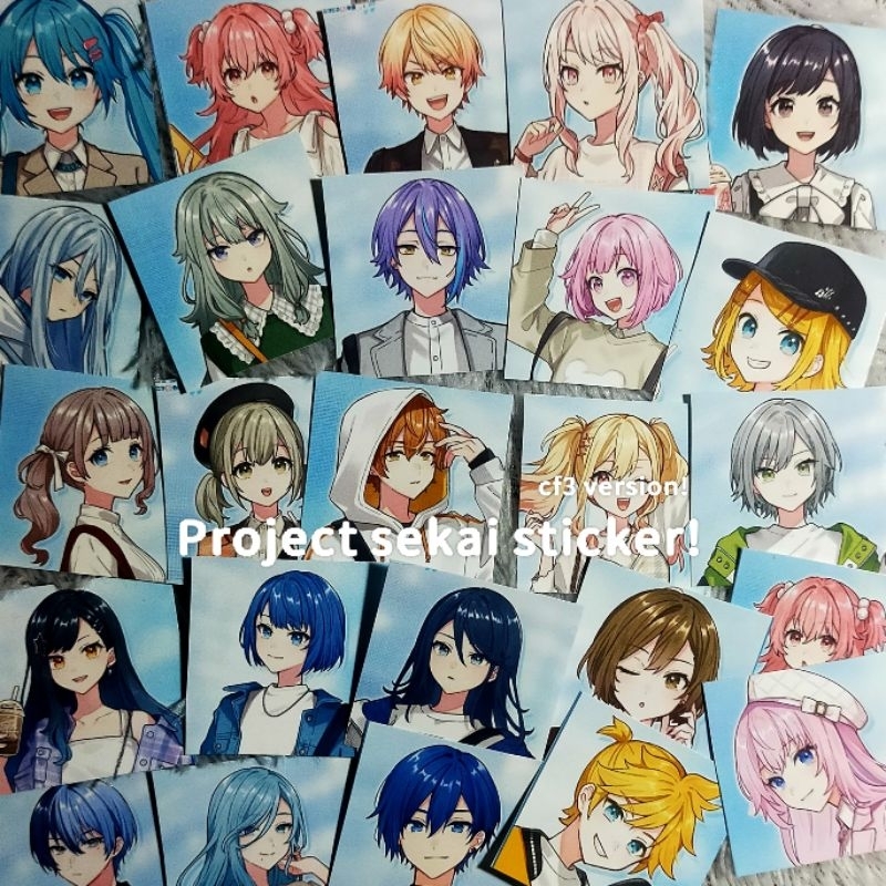 

(Read Description) ⊹ ₊ ⟡ ⋆ Project Sekai Sticker (CF3 Version) ˚⋆