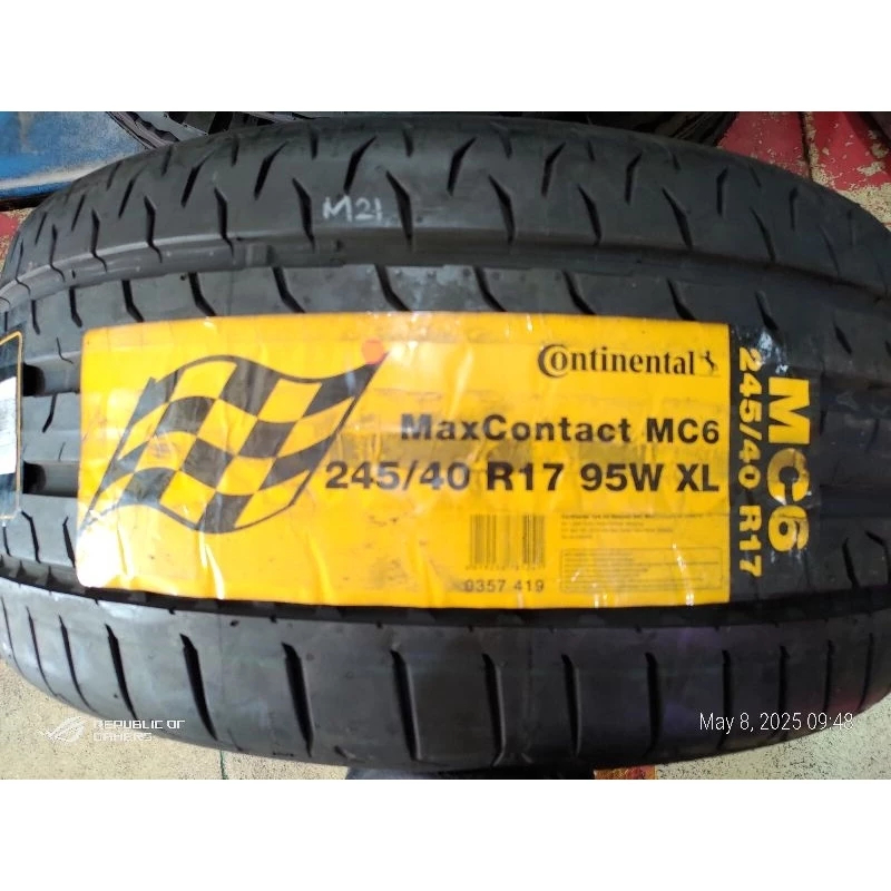 Ban Continental Max Contact MC6 245/40 R17