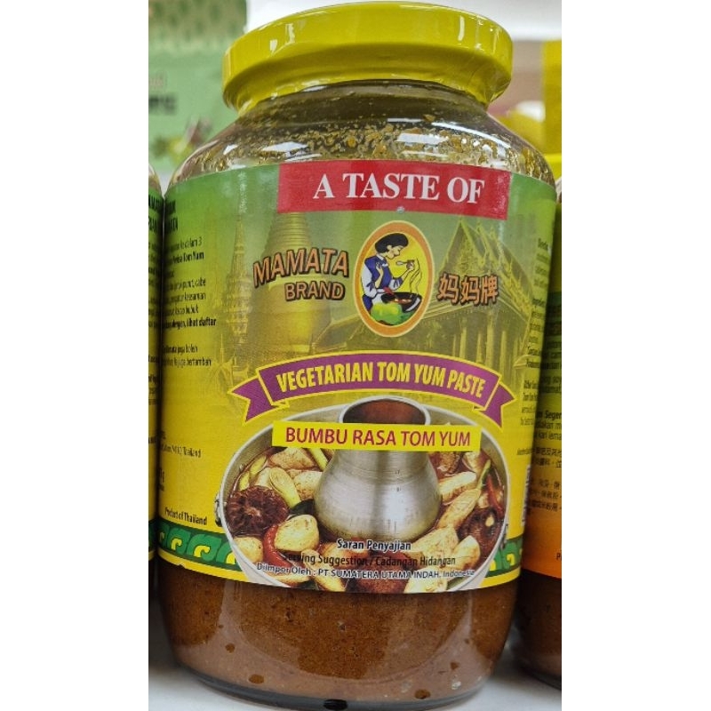 

Bumbu Rasa Tom Yum Vegetarian A-TASTE OF MAMATA BRAND Tom Yum Vegetarian Paste 675g - HK.