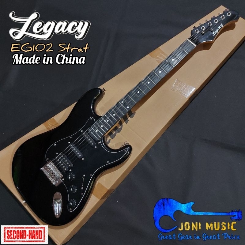 Gitar Legacy Original: EG100 Stratocaster LP300 Les Paul EJG Updown ETL100 Telecaster