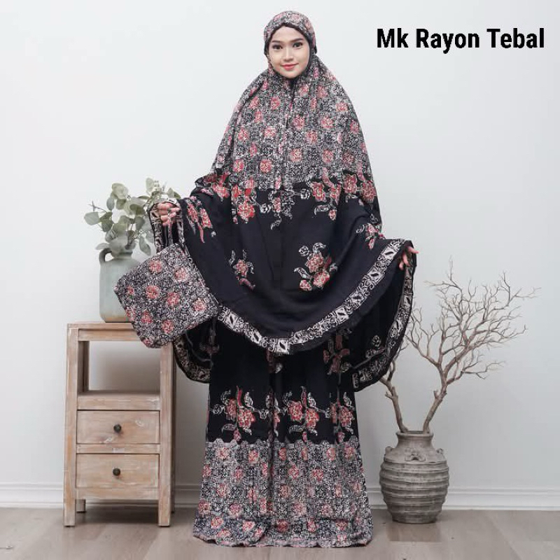 MUKENA RAYON JUMBO BATIK CAP PEKALONGAN