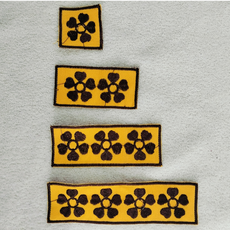 MELATI SABUK KUNING TAPAK SUCI BORDIR