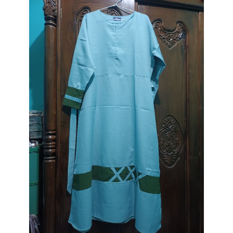 Gamis preloved warna mint