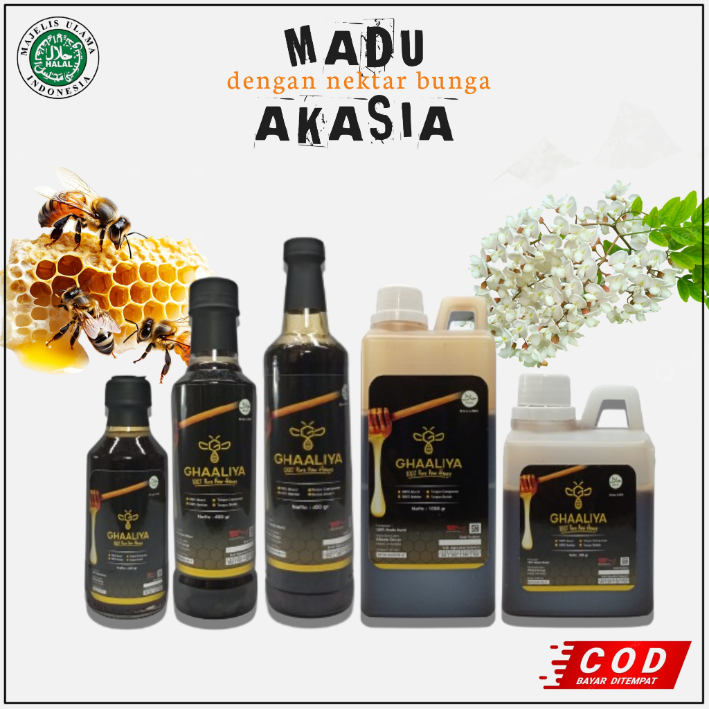 

Madu Murni Asli Nektar Bunga Akasia