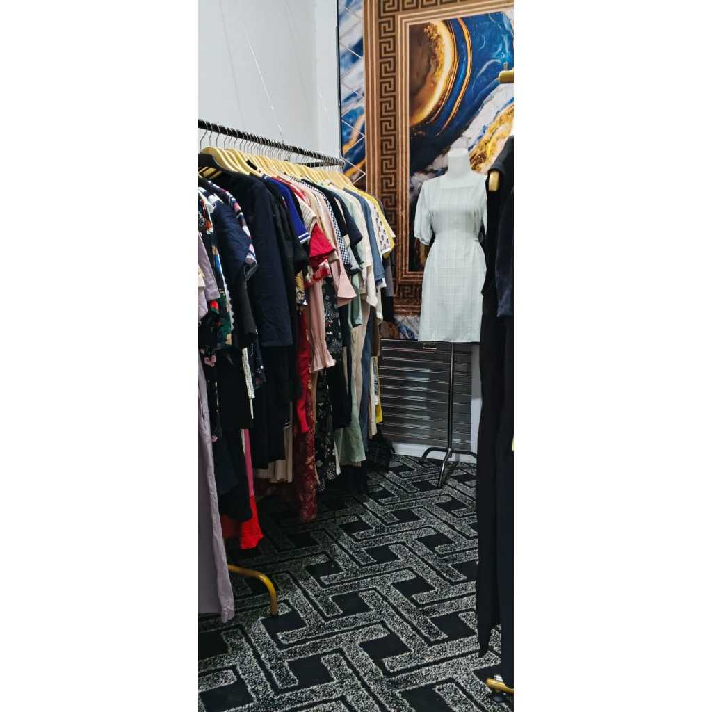 #1. Dress Blouse Chiffon Korea SULTAN Campuran Wanita - Casual