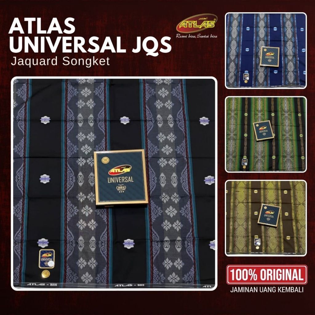 Sarung Atlas Universal JQS Jaquard Songket