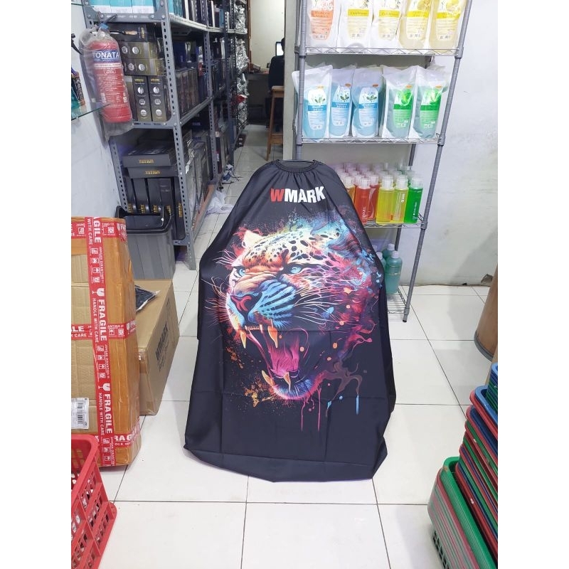 Kain cukur terbaru motif keren kain halus barber cape kain kip kep selimut cukur Simpsons supreme ki