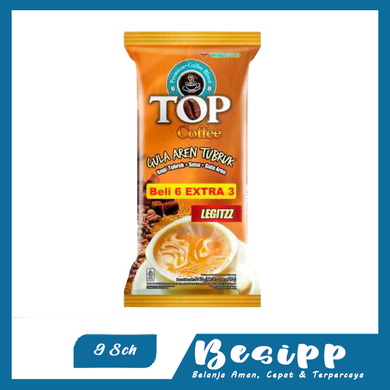 

Top Coffee Kopi Gula Aren Tubruk (6+3) Sachet