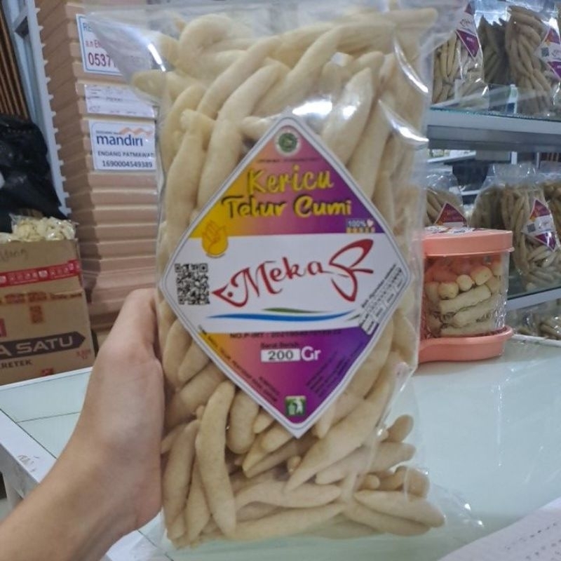

Kericu telur cumi 200gram