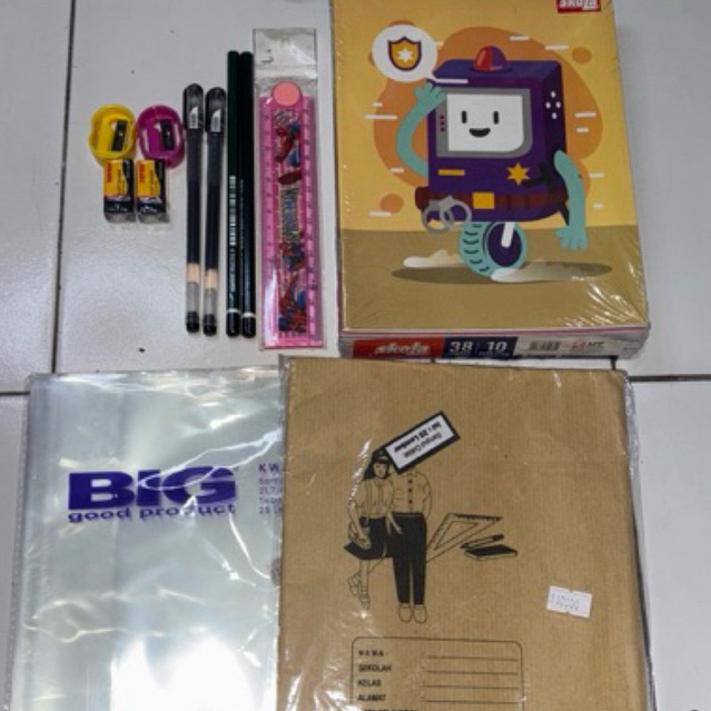 

sepaket alat tulis sekolah tanpa ribet