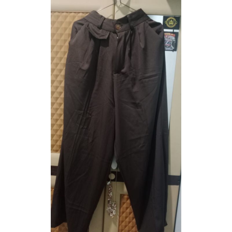 Celana Wanita Kekinian Celana Oro Pants Loose Pants Trouser Wanita PRELOVED Celana Kekinian Celana P