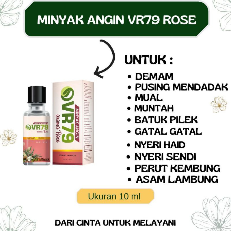 MINYAK ANGIN VR 79 ROSE