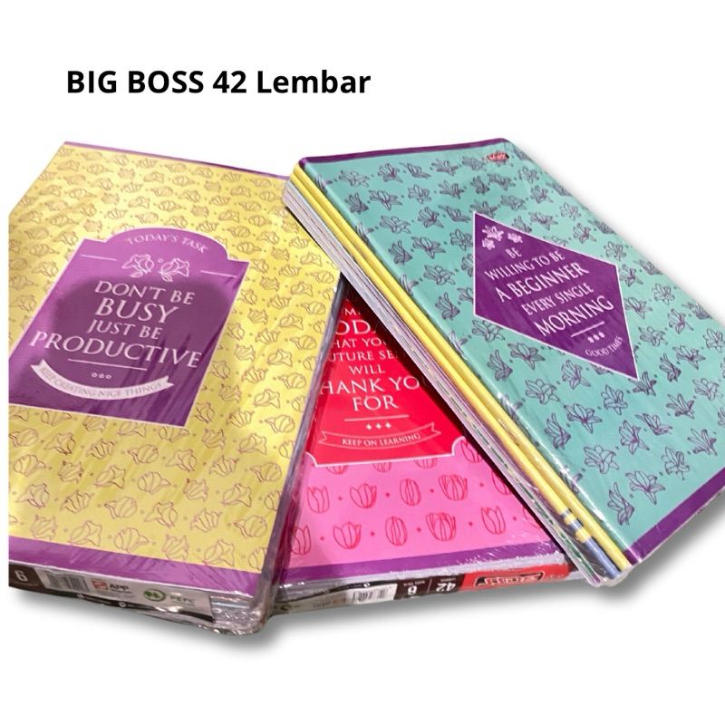 

BUKU TULIS BIG BOSS 42 Lembar (6 Pcs)