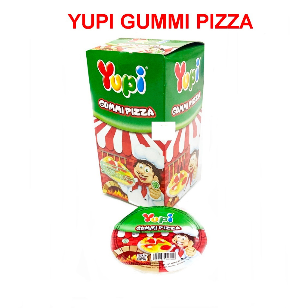 YUPI 1000 GUMMI PIZZA DUS ( 20 BOX )