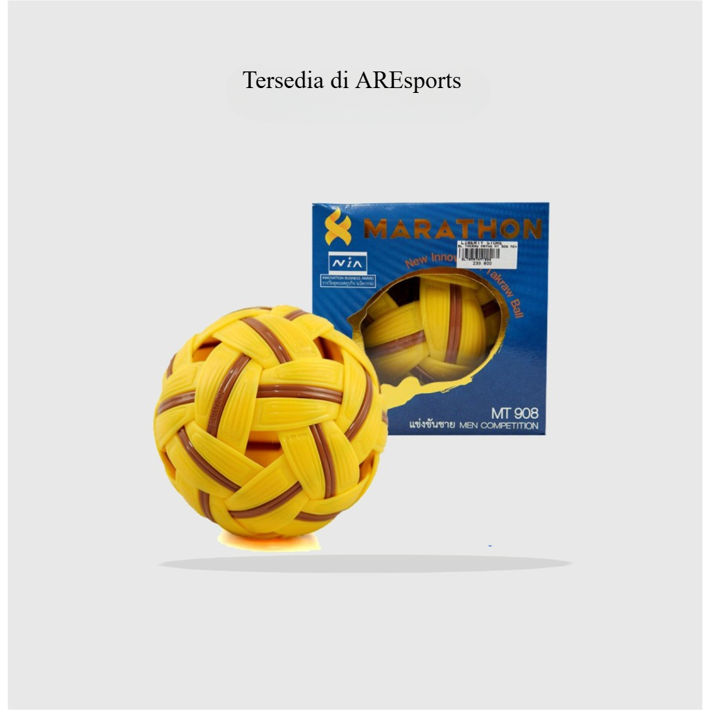 Bola Takraw original MARATHON MT 908 MT 909 Bola kaki takraw import