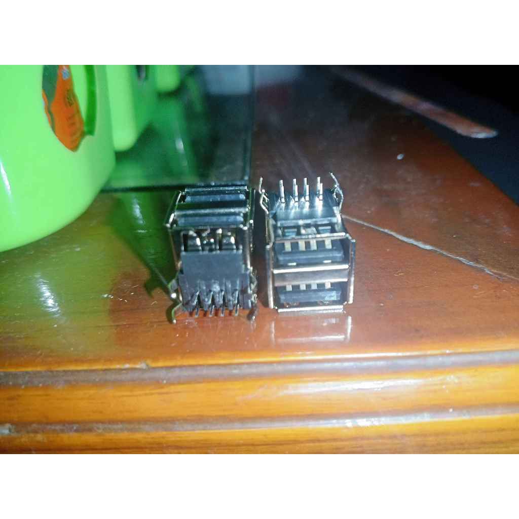 konektor usb motherboard/pcb dual usb female