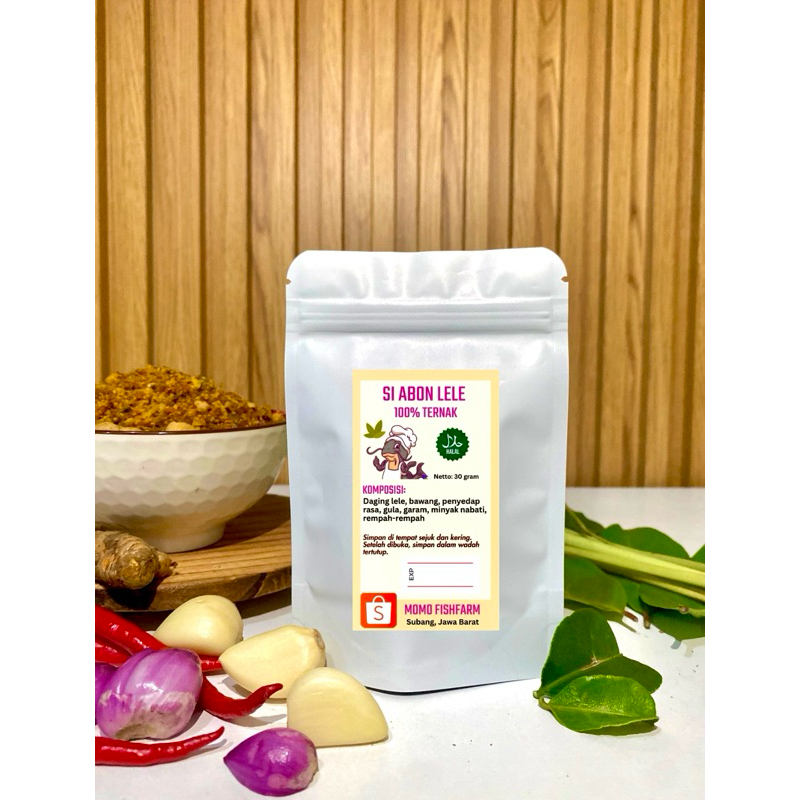 

Abon Lele Ternak 100% 30Gram Zip Lock Package