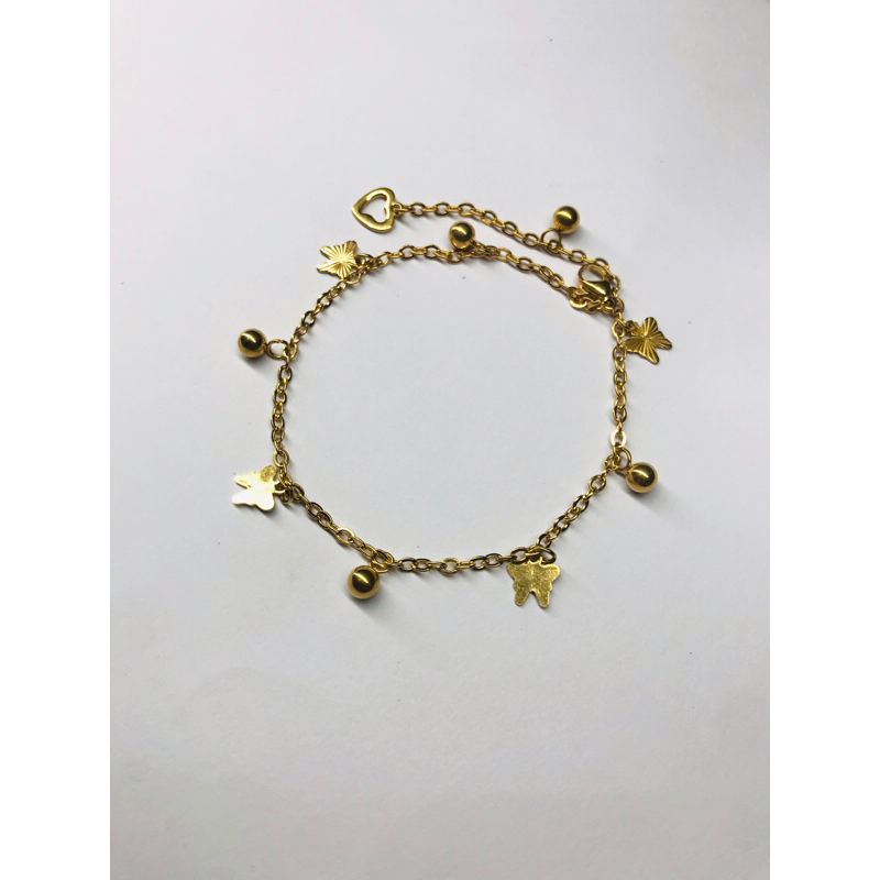 Gelang-Bingle Titanium Kuning Butterfly
