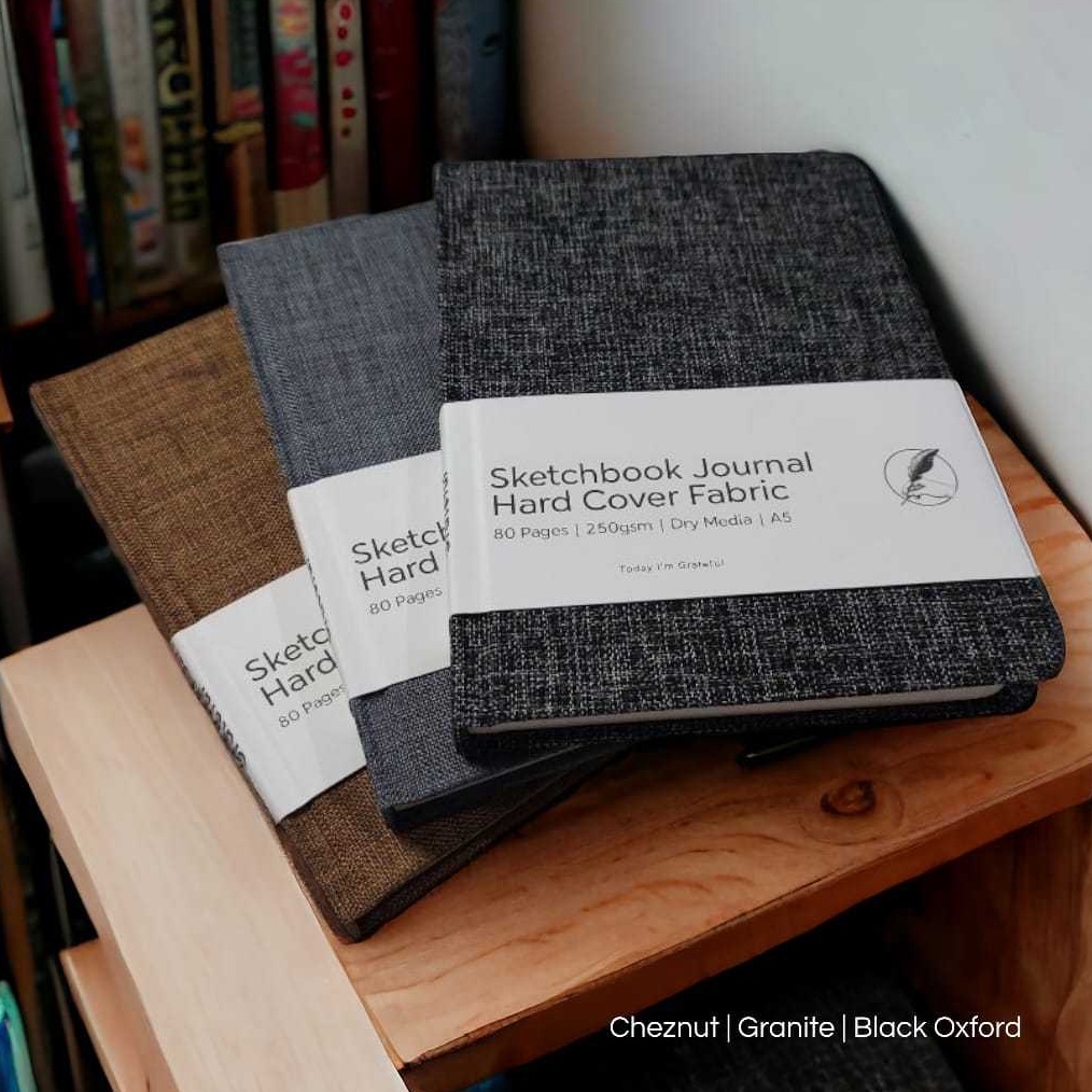 

KODE U49S Sketchbook Hard Cover Kulit Oscar dan Fabric Jurnal A5 25gsm 8 Halaman