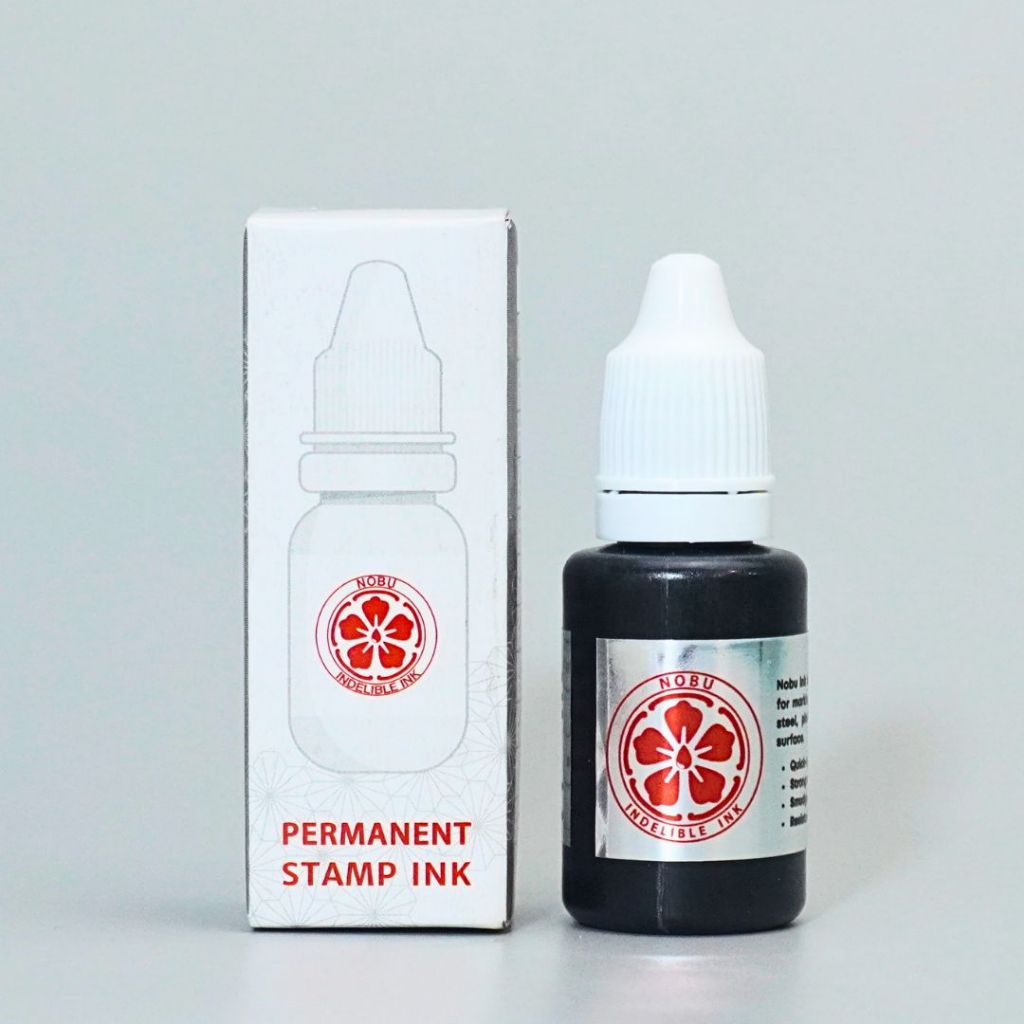 

Adn Nobu Ink - Tinta Stempel Permanen ke Plastik, Foil Bag, Sticker dan Semua Bahan Media