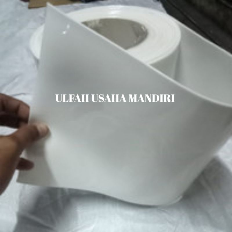 Pvc curtain putih susu uk. 2mm x 20cm x 50mtr / Tirai pvc curtain white / pvc curtain white / Gorden