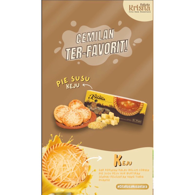 

Pie susu Krisna isi 10