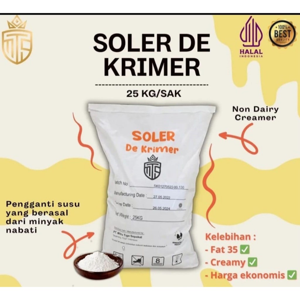 

Creamer Soler de Krimer bubuk repack 1000 gr