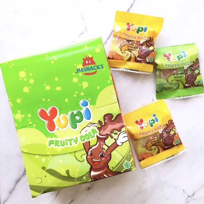 

YUPI 500 FRUITY COLA DUS ( 12 BOX )
