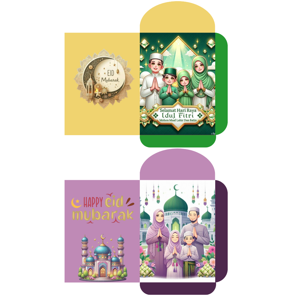 

Amplop Lebaran Kecil 1 pack isi 10 ampau