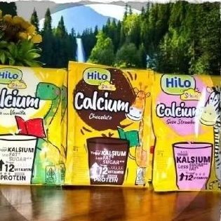 

Susu Hilo school sachet 1 renceng isi 10
