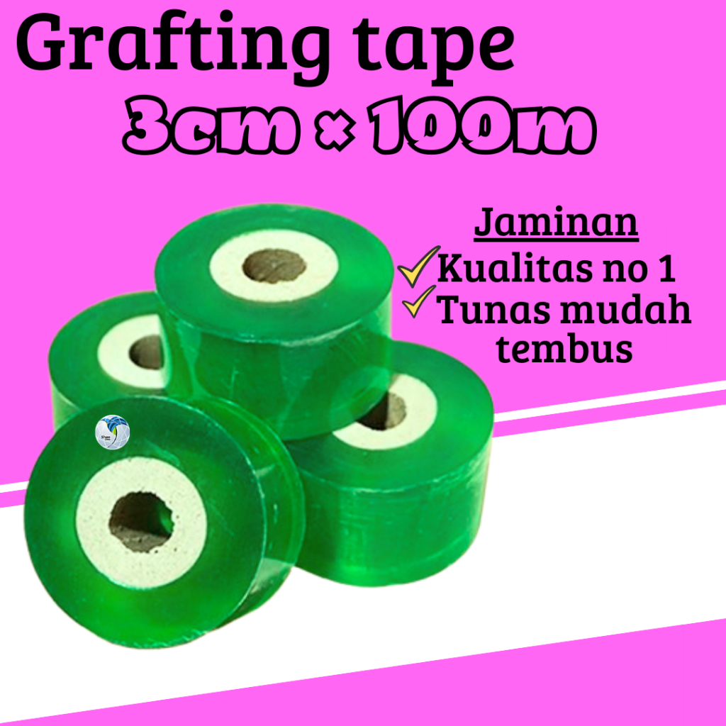 GRAFTING TAPE 3CM | PLASTIK OKULASI 3CM | PLASTIK CANGKOK TANAMAN