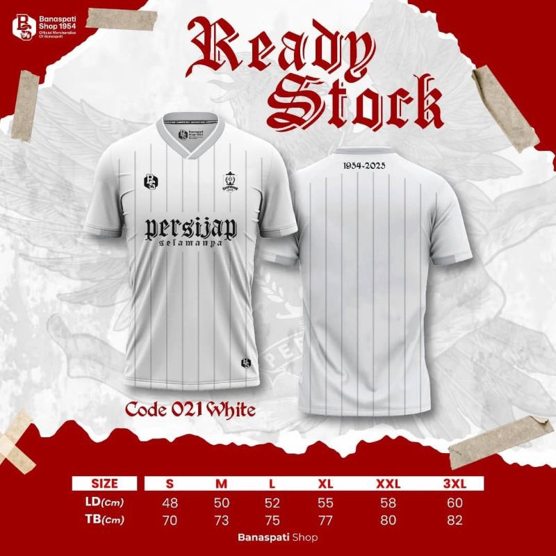 Jersey 71 Tahun Persijap Jepara