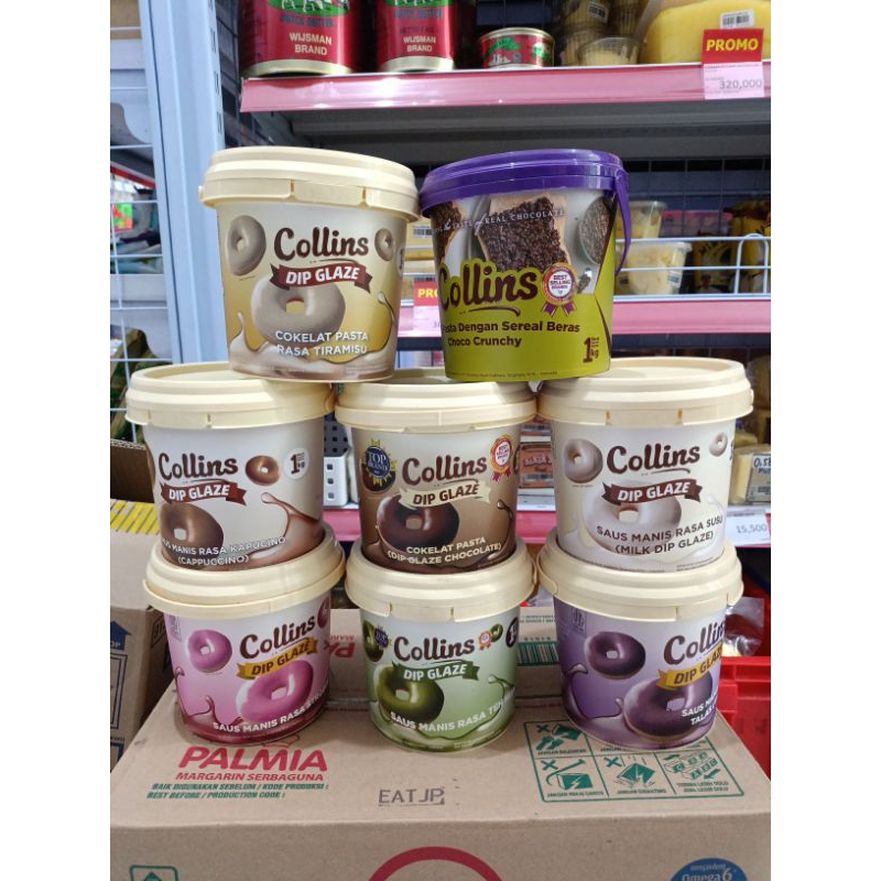 

Collins Dip Glaze Saus Manis Cokelat Pasta 1 Kg