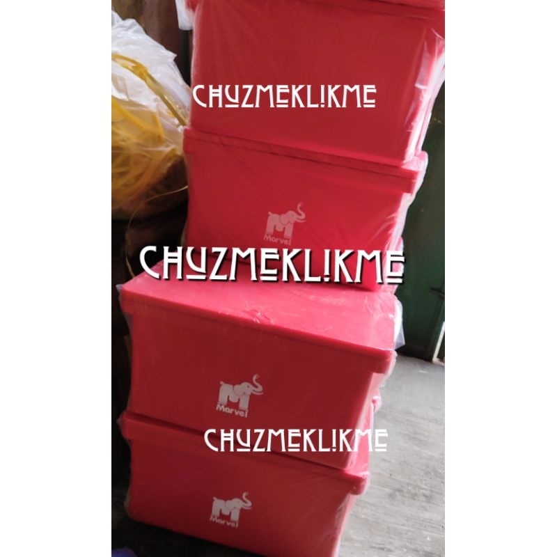 Cooler box 50 liter Marvel (tanpa engsel)/kotak es Marvel 60 liter, 75 liter/Marvel Cooler box (vari