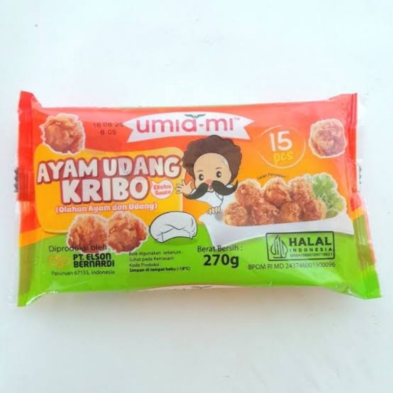 

Umiami Ayam Udang Kribo isi 15 pcs