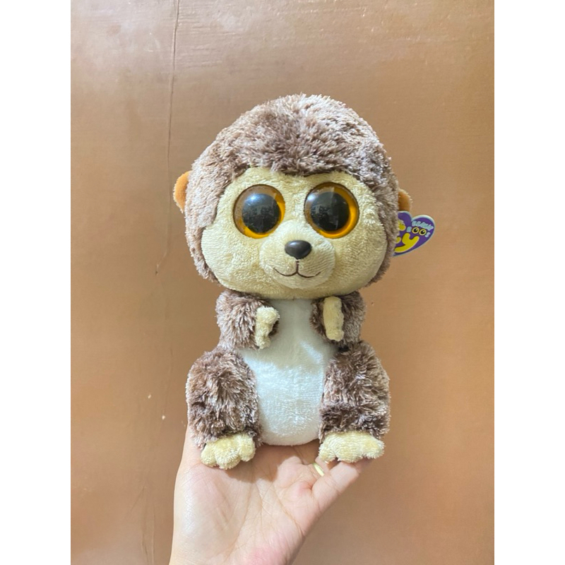 Boneka Spike the Big Eyes Meerkat Boo size 24cm Original / Boneka Meerkat Big Eyes / Boneka Mata Bel