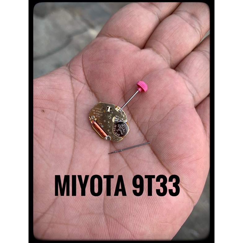 KODE O5R Mesin jam tangan original miyota kuning 9T33 3 jarum